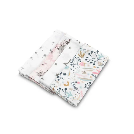 Luierspuugdoos van 4 - Roze 35X35