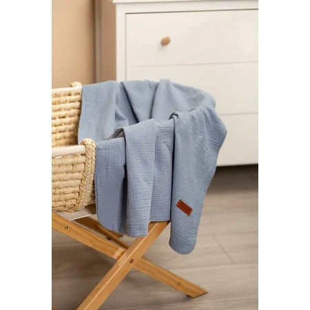 Husă de plapumă din muselină Jeans 75X100cm Sensillo