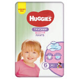 Scutece Pants Low Jumbo Girl Nr. 6, 15 -25 Kg, 30 bucati, Huggies