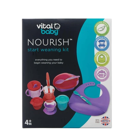 Starter Voedingsset Paars Vital Baby