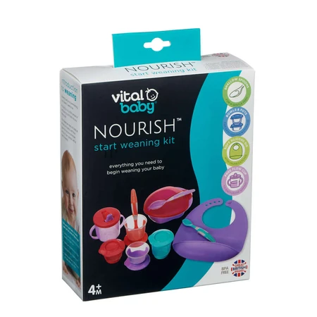 Starter Voedingsset Paars Vital Baby