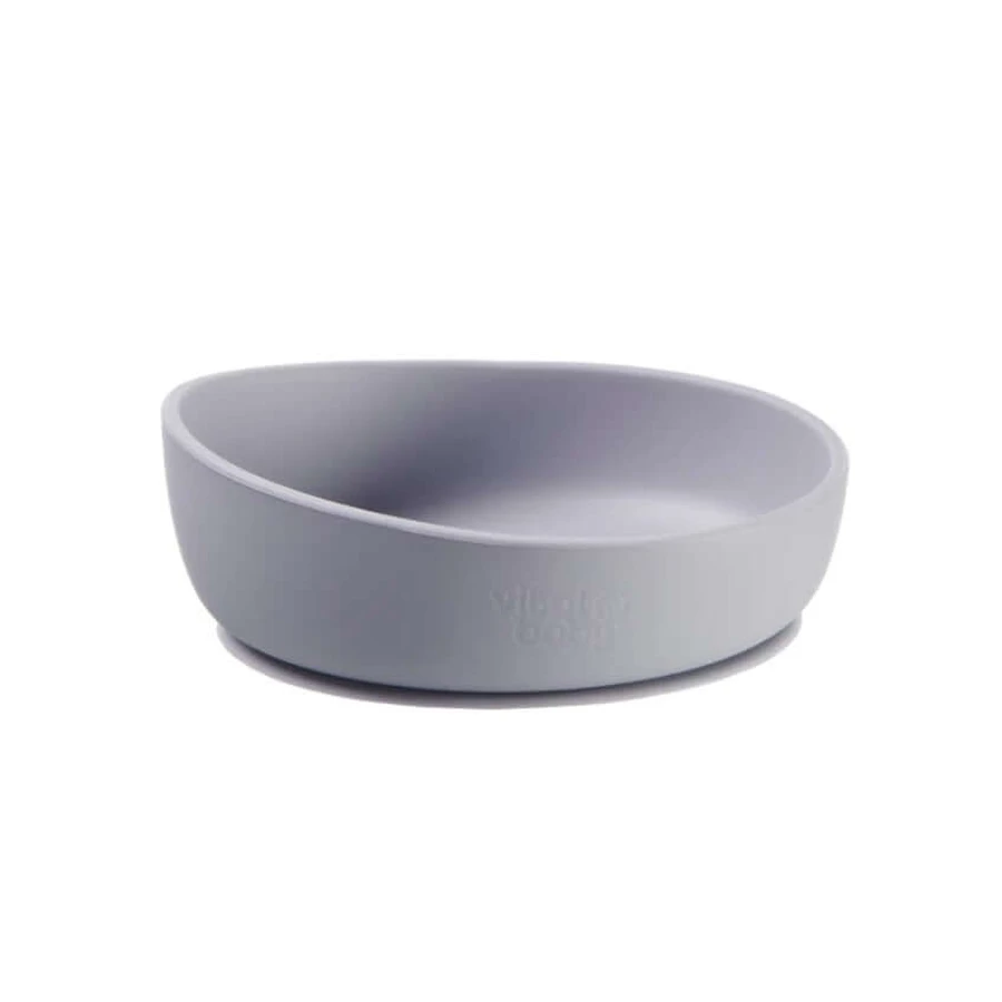 Set cupă și lingură de vid din silicon Violet Vital Baby