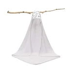 Toalla De Baño Con Campana Blanca