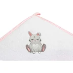 Asciugamano da bagno 100X100 Rosa Coniglietto