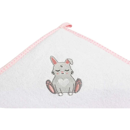 Asciugamano da bagno 100X100 Rosa Coniglietto