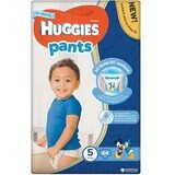 Scutece Pants nr. 5 Boy, 12-17 kg, 44 bucăți, Huggies