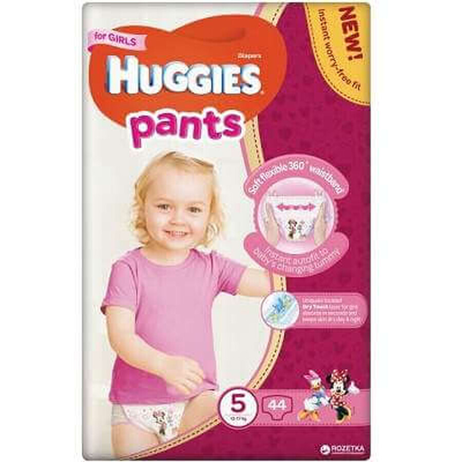 Scutece Pants Nr. 5 Girl, 12-17 kg, 44 bucăți, Huggies