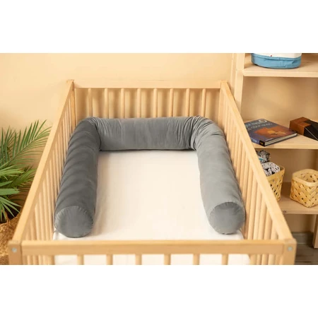 Husă pentru pătuț Velvet Grey