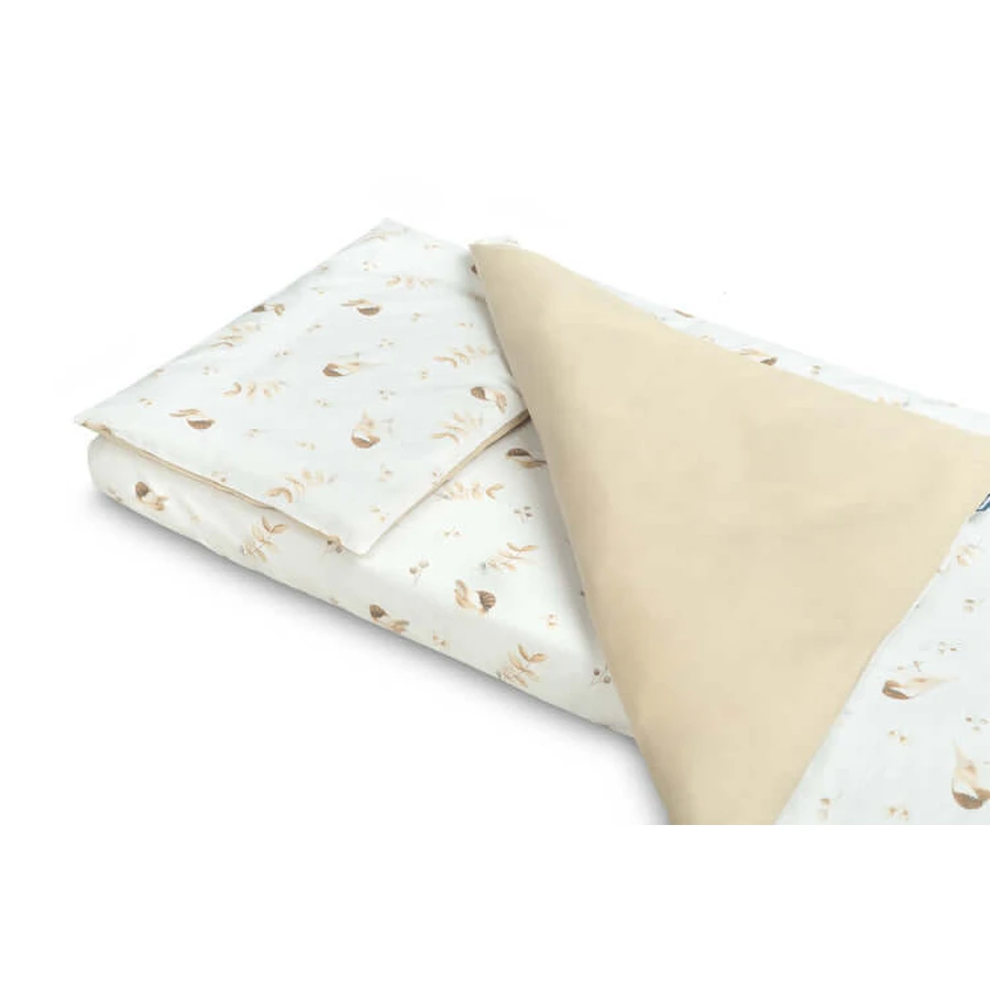 Două bucăți lenjerie de pat + foaie Sparrow 100X135 Sm