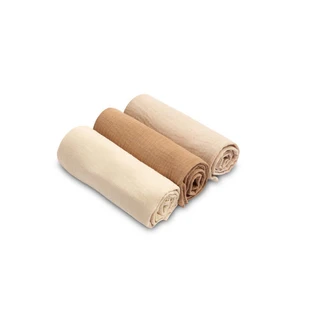 Scutece din muselină Uniform Brown 3 bucăți 60X80Cm