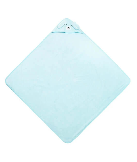 Babyhandtuch mit Kapuze 100X100 Sm Hund Blau Sensillo