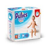 Scutece Pants Sensitive Nr. 4, 9-15 Kg, 46 bucati, Maxi, Pufies