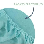 Set de 2 cearșafuri 60X120 cm alb + bej Babycalin