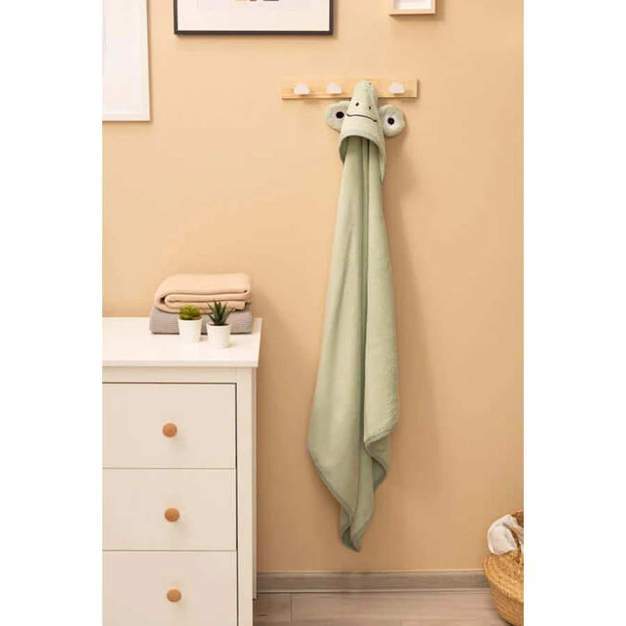 Prosop de baie Frog 90X90 verde