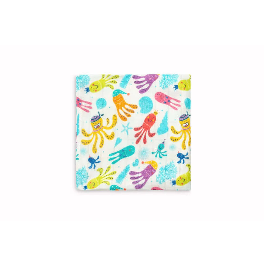 Couche Bambou Octopus 75X75