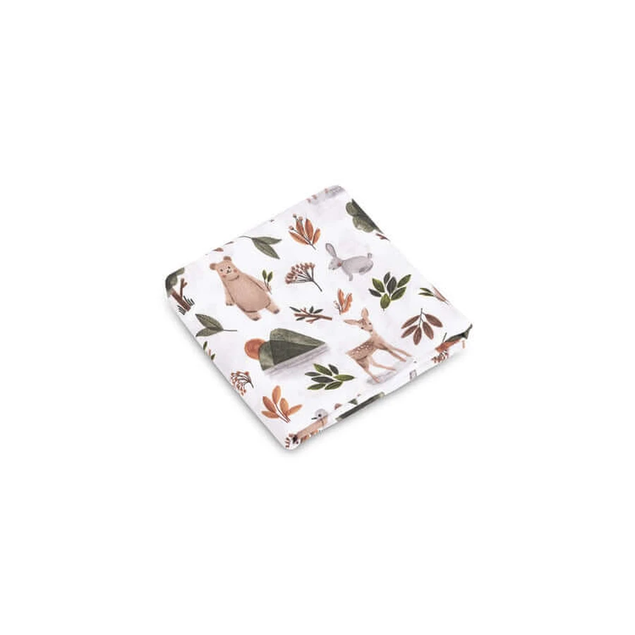 Muselina Swaddle Animales del Bosque 120X120 Eg-0155 Sensillo