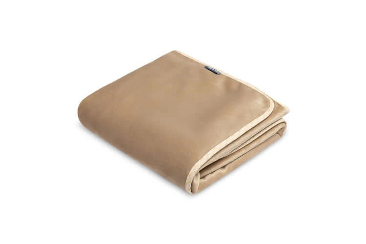 Plüsch-Decke Beige 80X100
