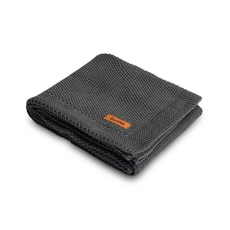 Couverture 100% Coton Graphite 100X80