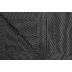 Couverture 100% Coton Graphite 100X80