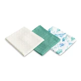 Bamboo Diapers 3 Pieces Dinosaurs Green 70X80 Sensillo