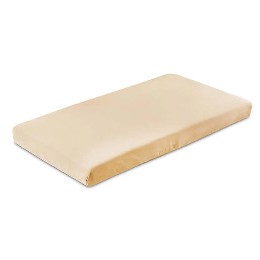 Cearșaf de bumbac cu ștergător Jersey Cappuccino 60X120 Sensillo