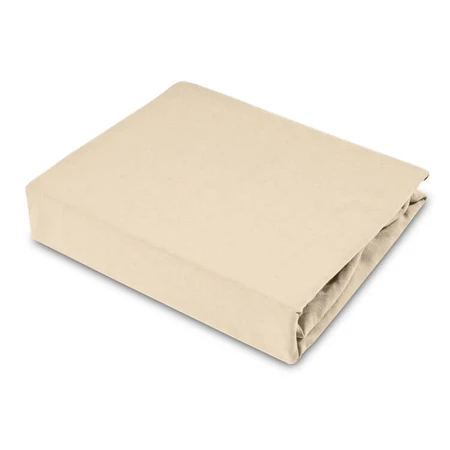 Cearșaf de bumbac cu ștergător Jersey Cappuccino 60X120 Sensillo