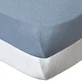 Set de 2 cearșafuri 60X120Cm Albastru-alb Babycalin