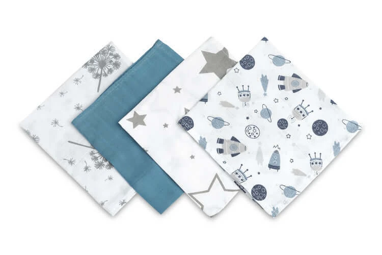 Windel Spit Up 4 Broja - Blau 35X35