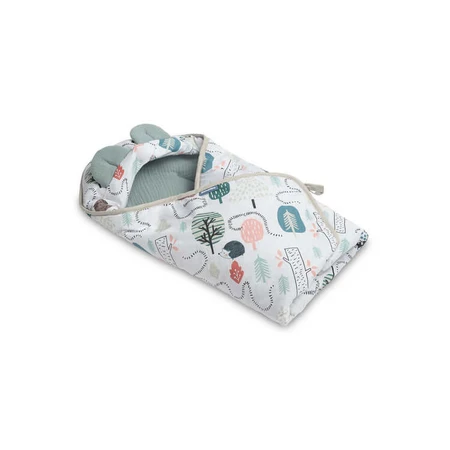 Pañal Muselina 90X90Cm Erizo Para Silla Coche 0-13Kg