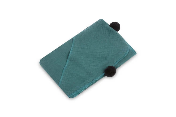 Weiches Badetuch Musselin 75X75 Eg Grün-0200 Sensillo