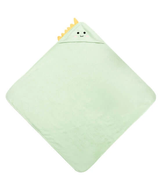 Baby Handtuch mit Kapuze 100X100 Sm Dinosaurier Mint Sensillo