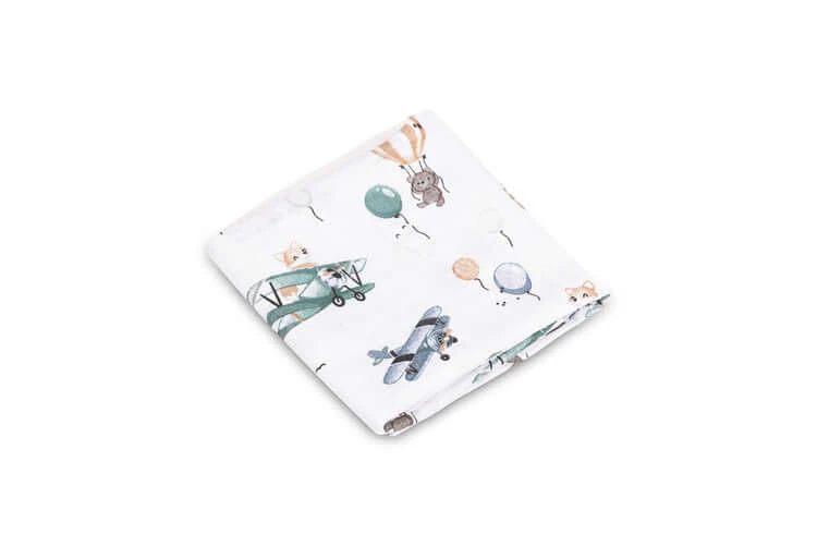 Musselin Swaddle Spaß in den Himmel 120X120 Eg-0158 Sensillo