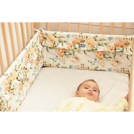 Revestimiento de cuna Bumper Peony