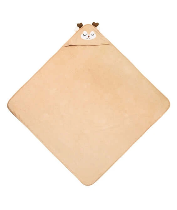 Baby Handtuch mit Kapuze 100X100 Sm Deer Beige Sensillo