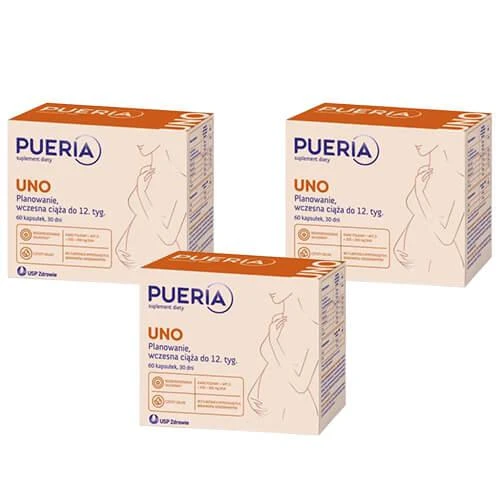 3 x Pueria UNO, 60 kapseln