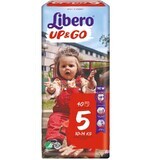 Scutece Up&Go Nr. 5, 10-14 kg, 40 bucati, Libero