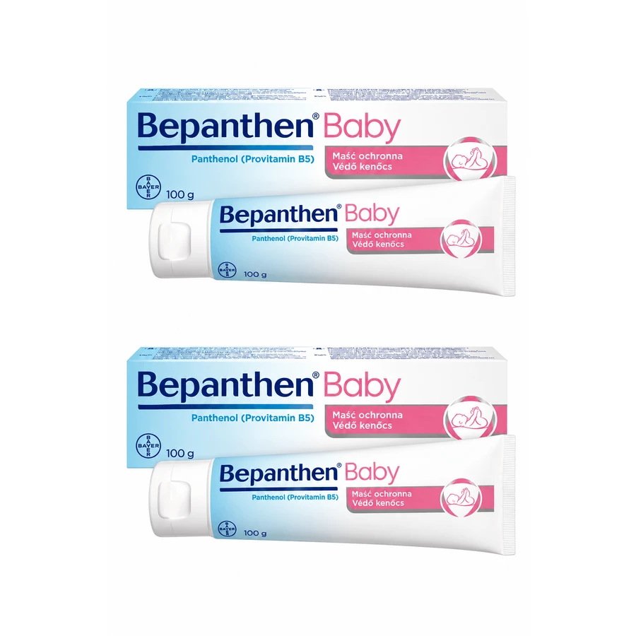 Set de unguent protector pentru bebeluși BEPANTHEN, 2x100 g
