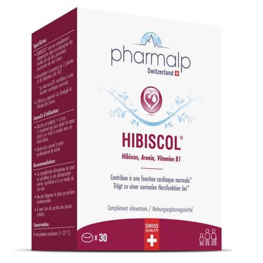 Hibiscol, 30 comprimate, Pharmalp