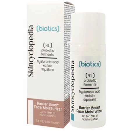Feuchtigkeitsspendende Gesichtscreme mit Hyaluronsäure, Ectoin und Squalan Biotics, 50 ml, Skincyclopedia