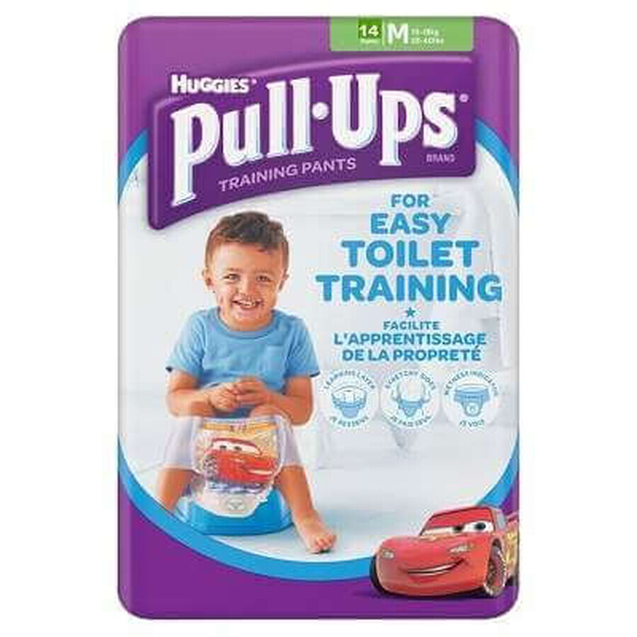 Scutece, Pull-Ups Conv Flare, mărimea 5/M Băieți, 14 bucăți, 10-18 kg, Huggies