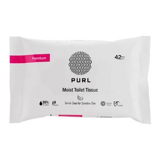 Papier hygiénique humide à l'extrait de souci, 42 pièces, Purl