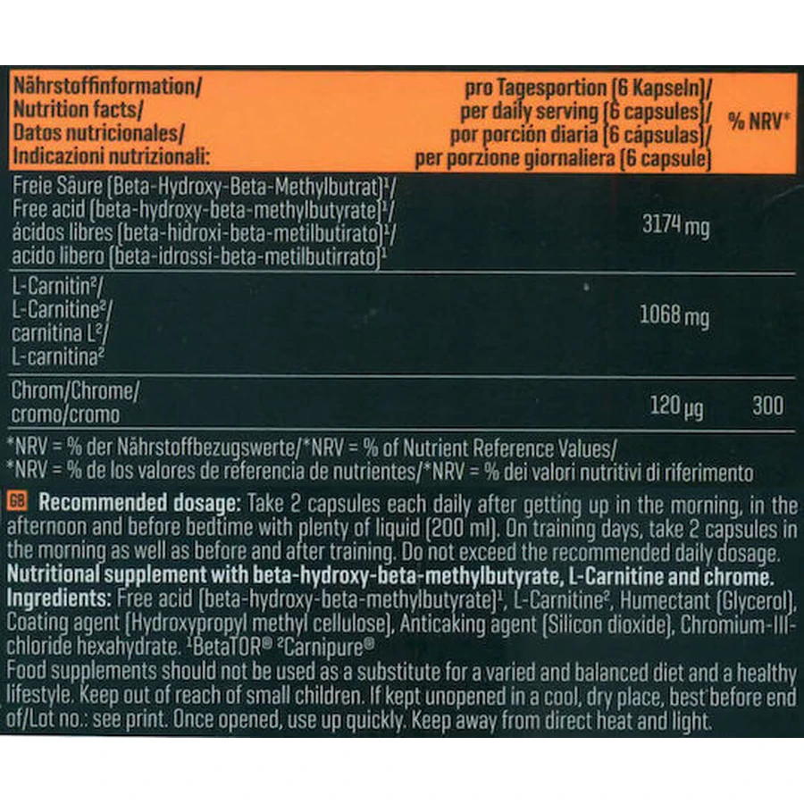 Body Attack Betator Speciaal Dieetsupplement 180 caps