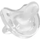 Chicco 01809-01 Suzeta ortodontică Silicon cu husă Transparent pentru 6-16 luni