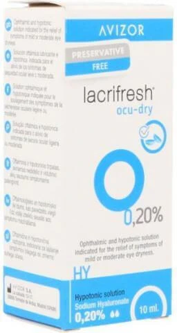 Avizor Lacrifresh Lacrifresh Ocu-Dry 0,20% Augentropfen für trockene Augen 10ml