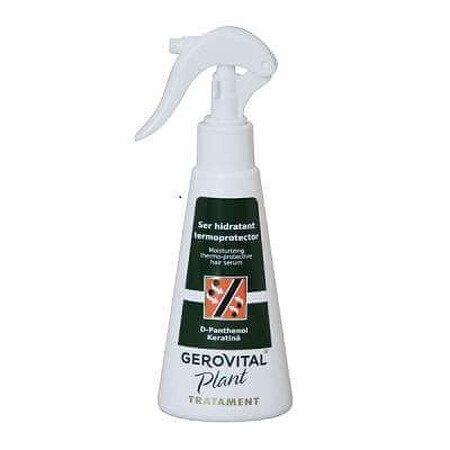 Ser hidratant termoprotector Gerovital Plant, 150 ml, Farmec