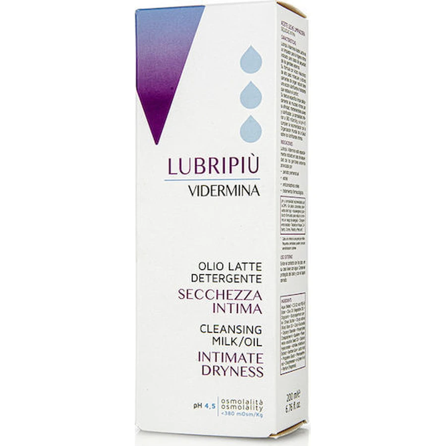 Epsilon Health Vidermina Cleansing Milk/Oil Intimate Dryness Ulei 200ml