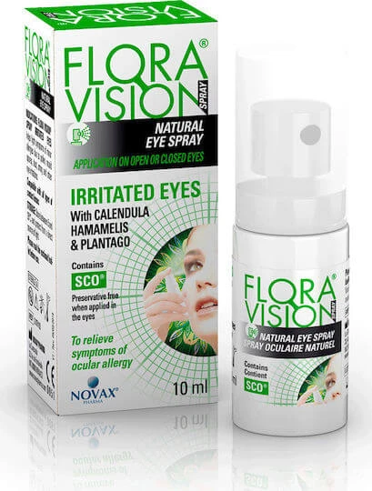 Novax Pharma Flora Vision Augenspray mit Hyaluronsäure 10ml