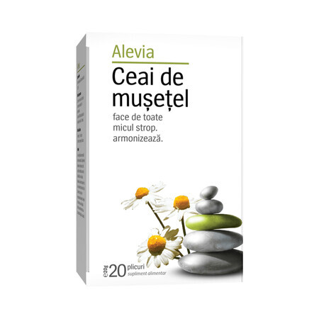 Ceai de mușețel, 20 plicuri, Alevia