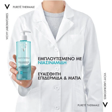 Vichy Purete Thermale Frisse Reinigingsgel B3 & Niacinamide Gezichtsgel 400ml