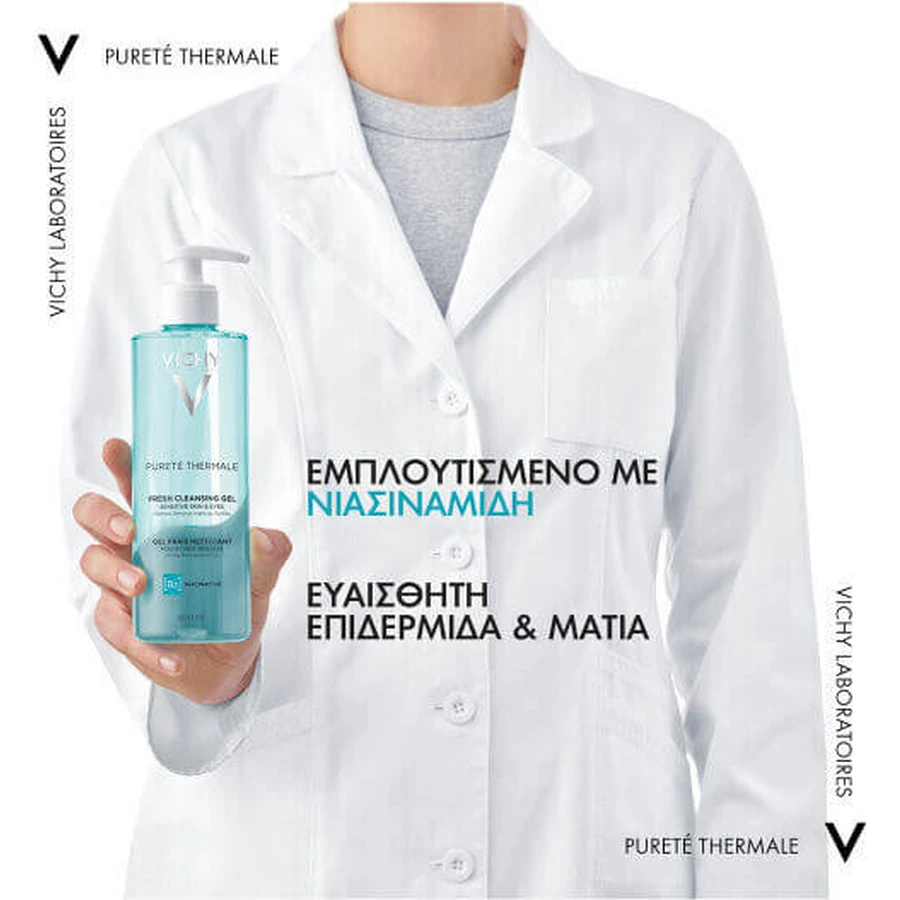 Vichy Purete Thermale Frisse Reinigingsgel B3 & Niacinamide Gezichtsgel 400ml